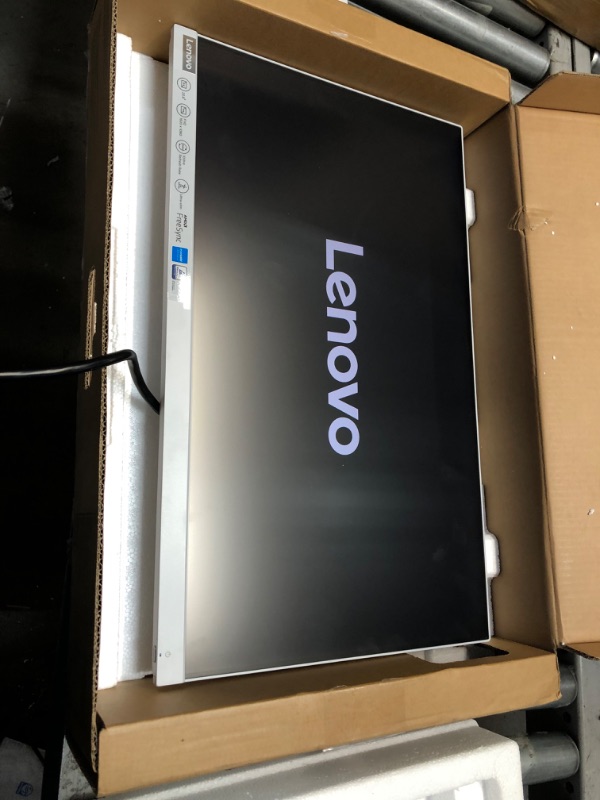 Photo 3 of Lenovo L24e-40 – Everyday Monitor - 23.8" FHD Display - 100Hz - 4ms–14ms Response Time - AMD FreeSync - Low Bluelight Certified - Tilt Stand - HDMI 1.4 - VGA - Audio Out 24" L24e-40