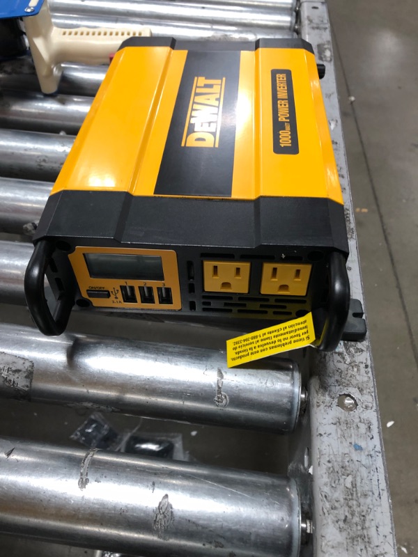 Photo 1 of DEWALT
1000-Watt Portable Car Power Inverter with Triple USB Ports