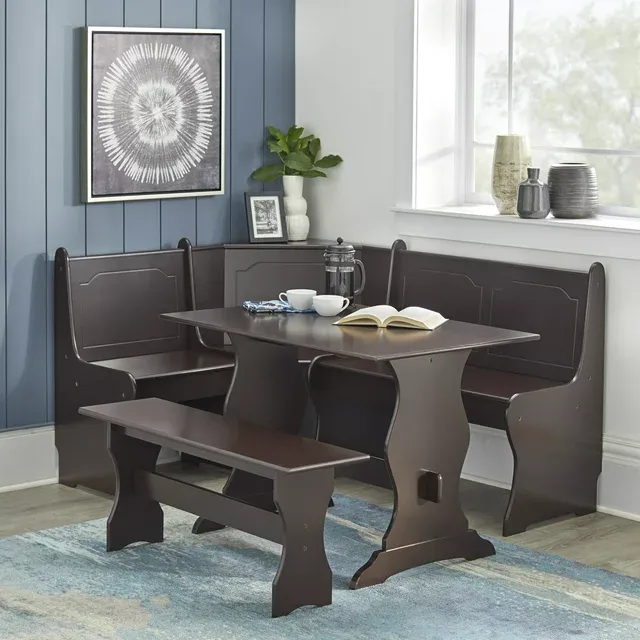 Photo 1 of **SEE NOTES**TMS Corner Reversible Dining Breakfast Nook with Storage, Espresso

