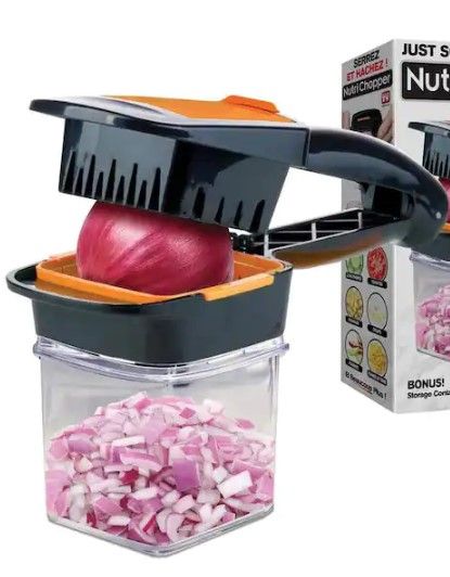 Photo 1 of 
As Seen on TV
Nutri Chopper 5-in-1 Compact Portable Handheld Kitchen Slicer with Storage Container