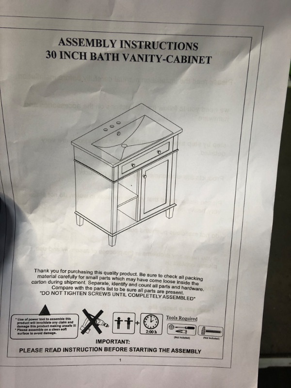 Photo 3 of 30 Inch Bathroom Vanity Cabinet Base