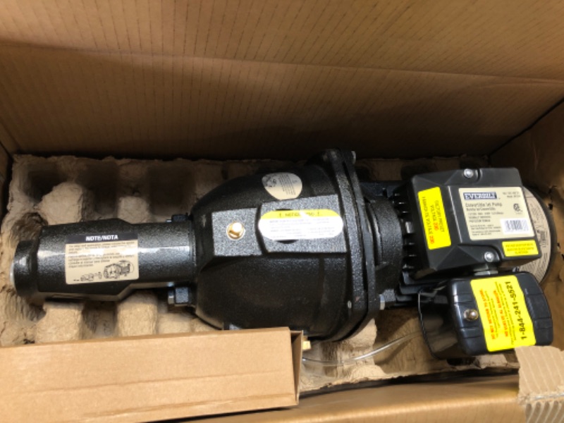 Photo 2 of EVERBILT 3/4 HP Convertible Jet Pump with Ejecter, DP370C