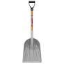 Photo 1 of 31 in. Wood Handle D-Grip Plastic Scoop Shovel