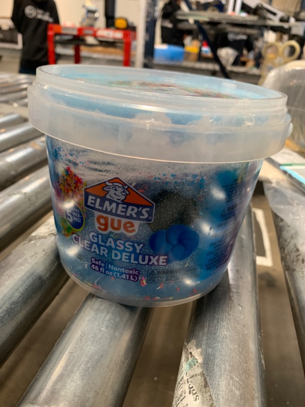 Photo 2 of Elmer's GUE Premade Includes 5 Sets of Slime Add-ins, 3 Lb. Bucket, Glassy Clear