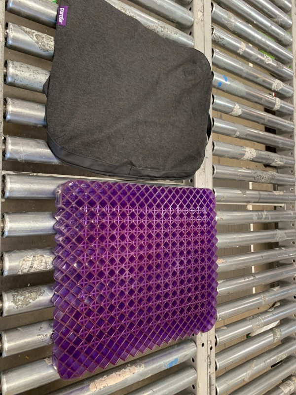 Photo 2 of Purple Royal Seat Cushion - Seat Cushion for The Car Or Office Chair - Temperature Neutral Grid