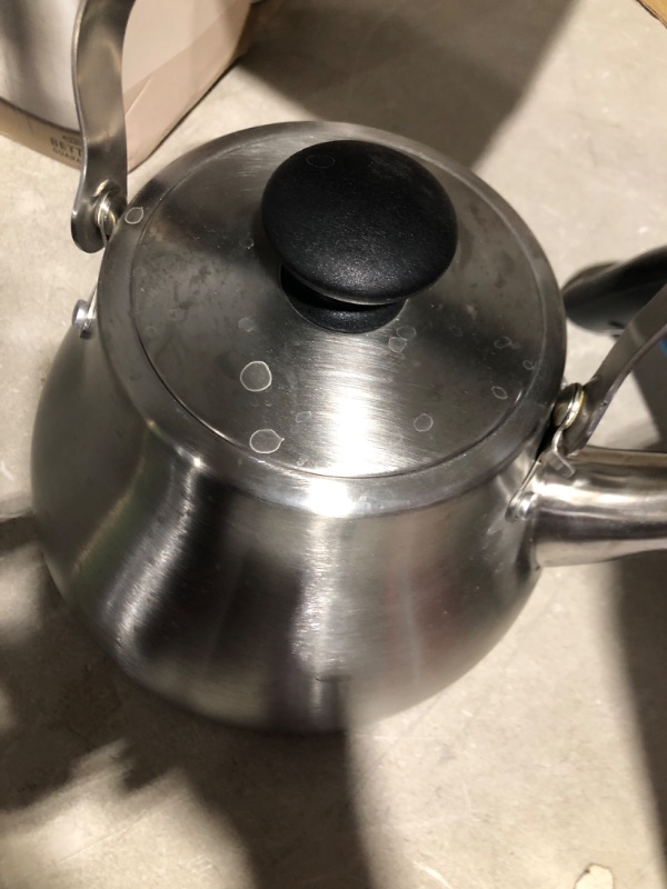 Photo 4 of **DAMAGED SEE NOTES**
OXO BREW Classic Tea Kettle - Brushed Stainless Steel