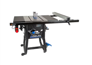 Photo 1 of **SEE NOTES**DELTA Contractor saws 10-in 15-Amp Contractor Table Saw with Fixed Stand
