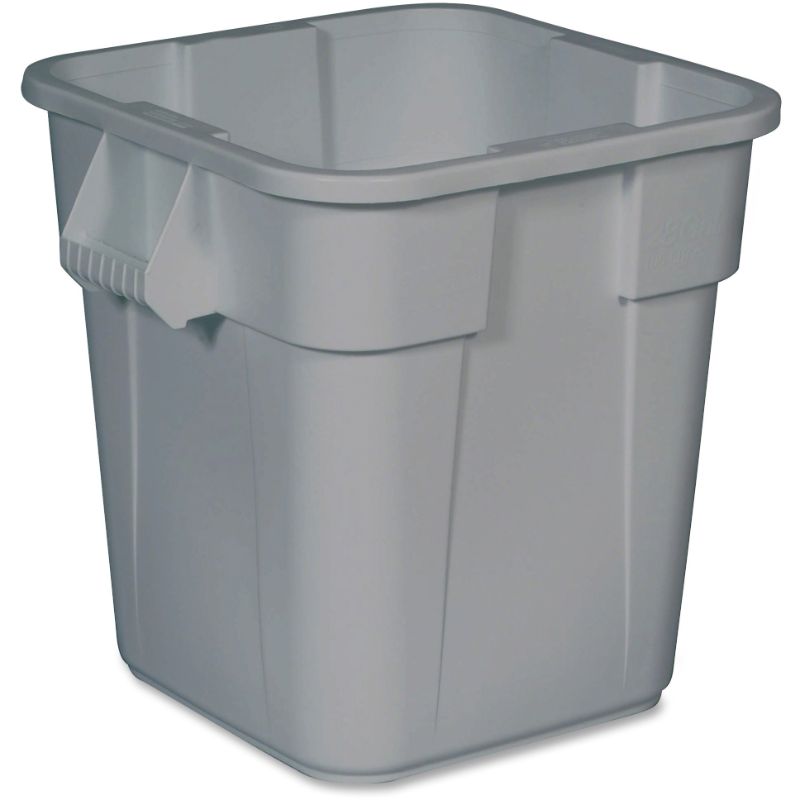 Photo 1 of **SEE NOTES**SET OF 3, Rubbermaid Commercial 352600GY Brute Container Square Polyethylene 28 Gal Gray
