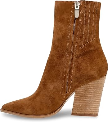 Photo 1 of Steve Madden Women's Rickki Ankle Boot 6 Tan Suede