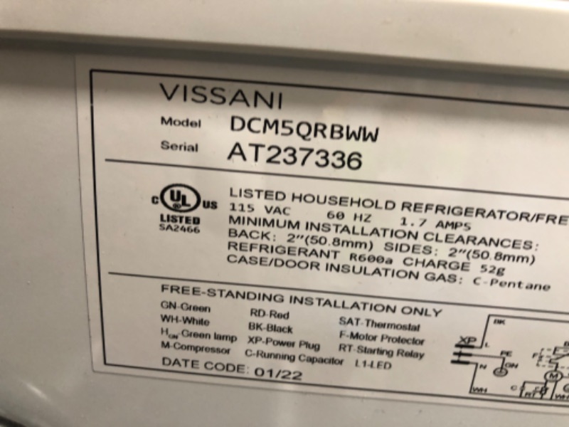 Photo 1 of 6.9 cu. ft. Manual Defrost Chest Freezer with LED Light Type in White Garage Ready
