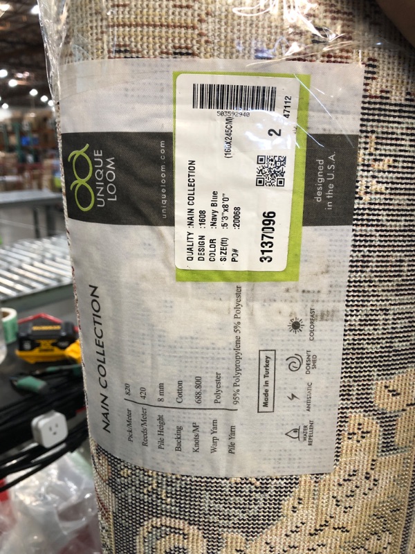 Photo 1 of Oriental Area Rug 9x12, Vintage Rug Non Slip Low Pile Soft Large Rugs for Bedroom Aesthetic Dining Room Rug Living Room Carpet Black Rug for Nursery Playroom Family Room Foyer Den Office Home Decor 9' x 12' Black Brown