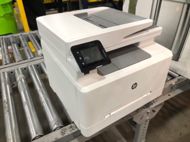 Photo 1 of HP Color LaserJet Pro M283fdw Wireless All-in-One Laser Printer, Remote Mobile Print, Scan & Copy, Duplex Printing, Works with Alexa (7KW75A), White