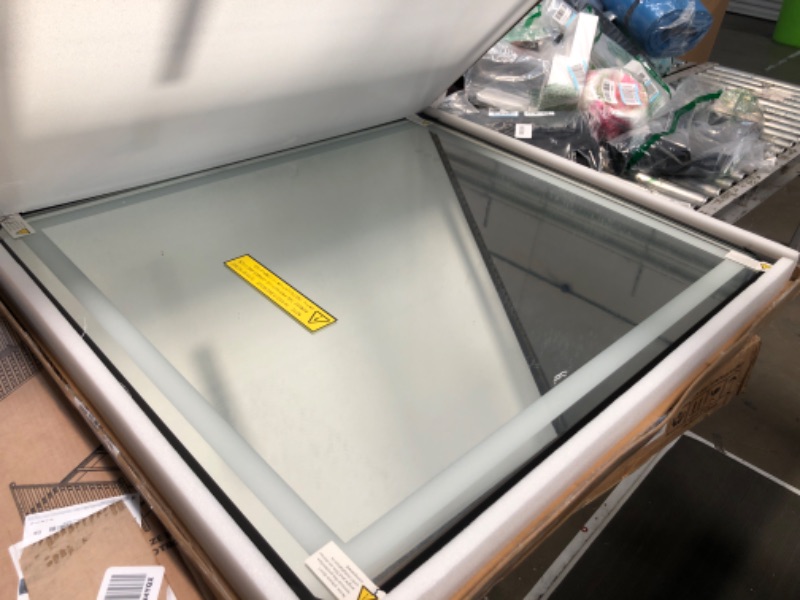 Photo 1 of Lighted Vanity Mirror, 32x36 Inch Black Framed Gradient Front and Backlit LED Bathroom Mirror, 3 Colors Dimmable CRI>90, IP54 Enhanced Anti-Fog Wall Mounted LED Mirror for Bathroom 32x36''