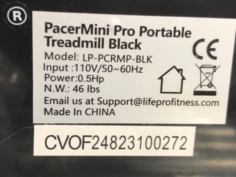 Photo 4 of **SEE NOTES!!**IfePro Smallest Portable Mini Walking Pad with Adjustable Handlebar - Max Speed 3 MPH, Home & Office 30 Inch Mini Walking Treadmill, Under Desk Small
