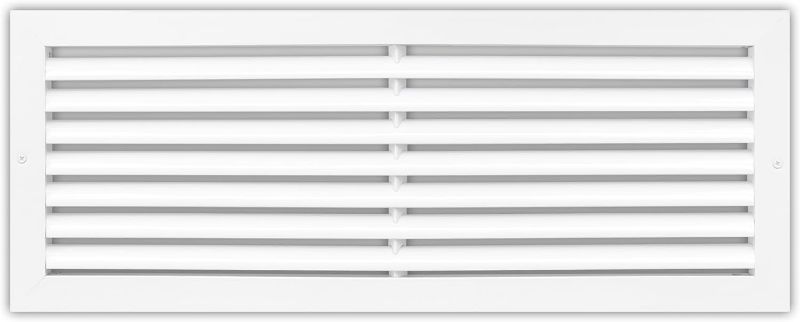 Photo 1 of 24 x 8 Inch Vent Cover Return Air Grille – Transfer Grille AC Vent Cover – Durable Rustproof Design – Optimal Air Flow – Low Noise Wall Vent for Residential, Industrial Use