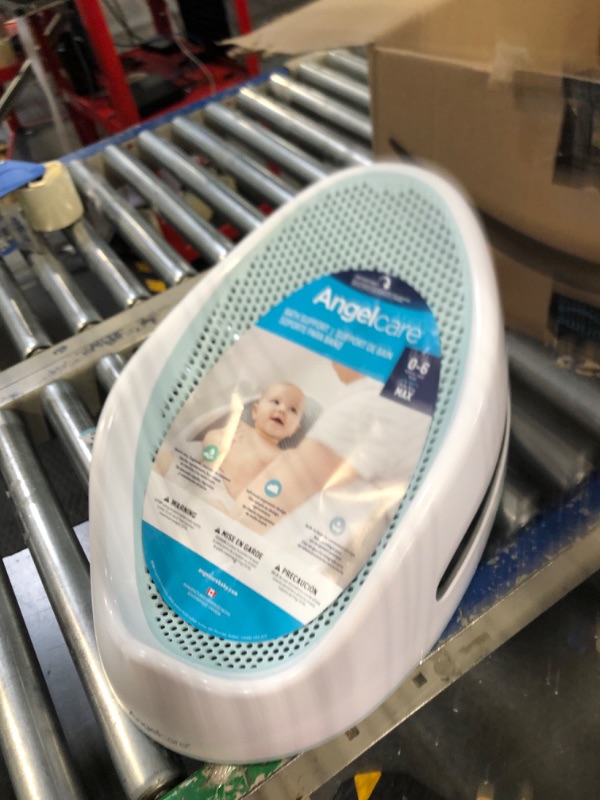 Photo 3 of Angelcare Baby Bath Support (Aqua) | Ideal for Babies Less Than 6 Months Old
