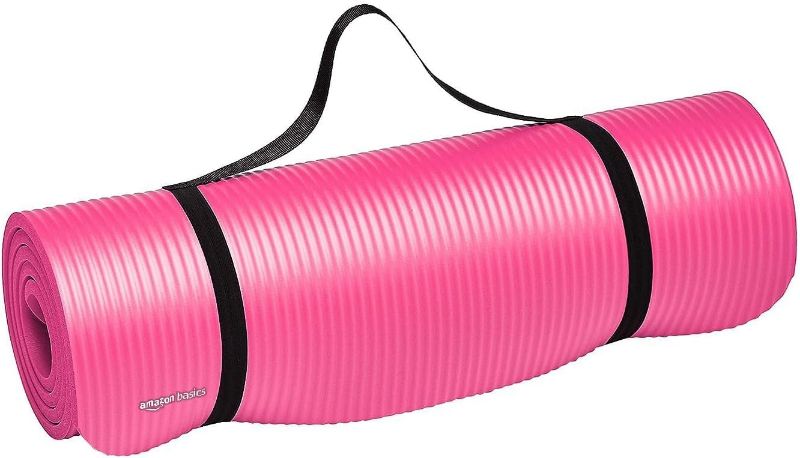 Photo 1 of Amazon Basics 1/2-Inch Extra Thick Exercise Yoga Mat
