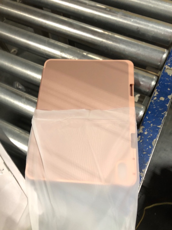 Photo 1 of JETech Case for iPad Air 5/4 (2022/2020 5th/4th Generation 10.9-Inch) with Pencil Holder, Support 2nd Pencil Charging, Slim Tablet Cover with Soft TPU Back, Auto Wake/Sleep (Rose Gold)