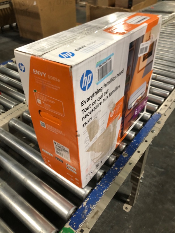 Photo 2 of HP ENVY 6055e Wireless Color Inkjet Printer, Print, scan, copy, Easy setup, Mobile printing, Best for home, Instant Ink with HP+,white New