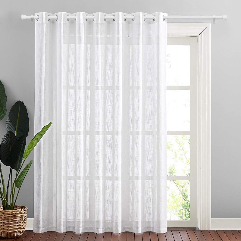 Photo 1 of **SIMILAR TO STOCK PHOTO**
Briofox White Curtain Rods for Windows 66 To 120 Inch, 1 Inch Heavy Duty Adjustable Curtain Rod