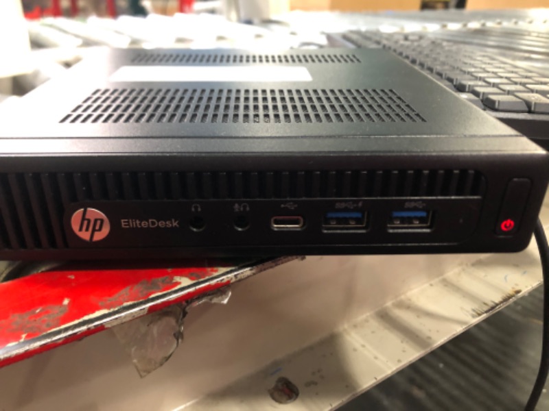 Photo 3 of HP EliteDesk 800 G2 Desktop Mini PC, Intel Core i5 6500T 2.5Ghz, 16GB DDR4 RAM, 500GB Hard Drive, USB Type C, Windows 10 Pro (Renewed)
