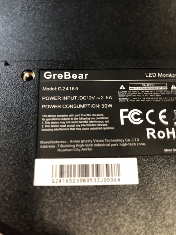 Photo 5 of 165/144Hz Gaming Monitor 24 Inch - FHD 1080P IPS Screen 1ms(GTG) Home Office Computer Display, FreeSync Technology, 100% sRGB, HDR, HDMI, DP, Built-in Speaker, Tilt Adjustable, 100×100 mm VESA 24 Inch 165HZ