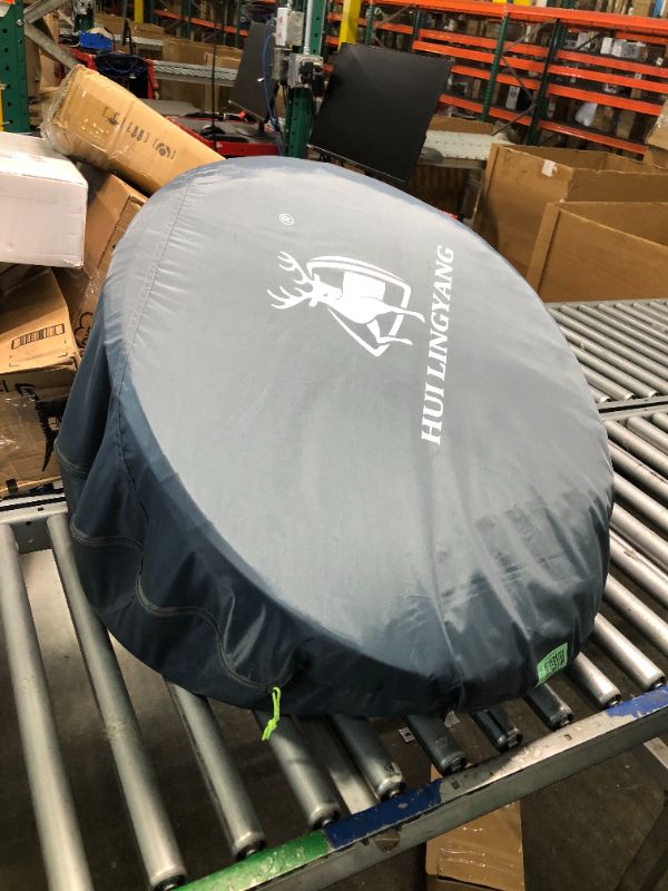 Photo 1 of 4 Person Easy Pop Up Tent,9.5’X6.6’X52'',Waterproof, Automatic Setup,2 Doors-Instant Family Tents for Camping, Hiking & Traveling