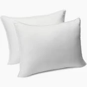 Photo 1 of  Feather Throw Pillow Inserts 22 x 22 (Pack of 2, White), Big Throw Pillows for Floor, Couch, Bed, Machine Washable