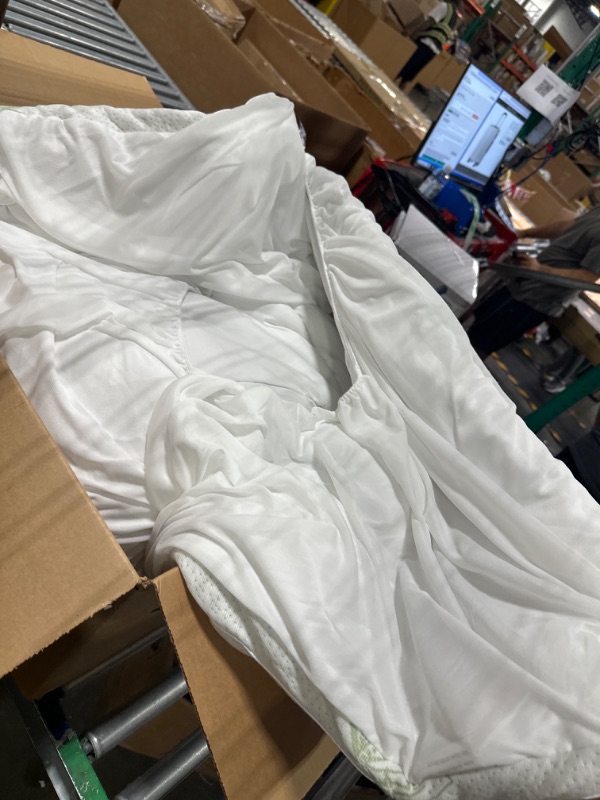 Photo 1 of *unknown size**Extra Thick Mattress Topper for Back Pain,1200 GSM Quilted Fitted Viscose Made from Bamboo Mattress Pad Pillow Top Mattress Cover with Deep Pocket Up to 21 Inches (
