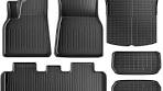 Photo 1 of Maysoo Tesla Model Y Floor Mats, Tesla Model Y 5-Seat 2020-2023 Accessories, All Weather Floor Mat Front Rear Cargo Liner Mat, Heavy Duty Floor Mats (Set of 6) Model Y floor mats (set of 6)