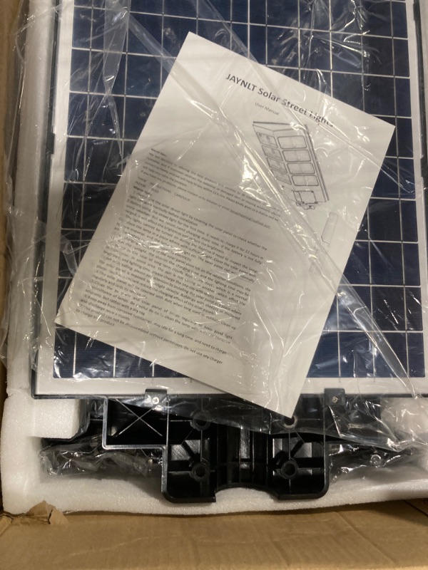 Photo 1 of 2 Pack 1000W Solar Street Lights Outdoor,6500K 100000LM Commercial Parking Lot Light Dusk to Dawn,Solar Security Flood Lights with Motion Sensor for Street, Garden 1000W-2PACK