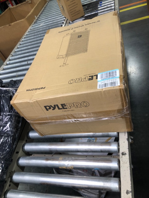 Photo 1 of 12'' Portable Wireless Bluetooth Speaker System - Built-in Rechargeable Battery, Wireless Microphone, USB/Micro SD/FM - 80 Watt - FM Radio with Digital LED Display, PWMA1299A 12 inch