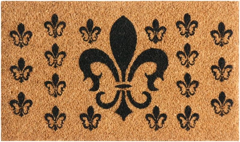 Photo 1 of "French Coat of Arms" - a Fleur de Lis Doormat - 24 x 57 inches - OEM