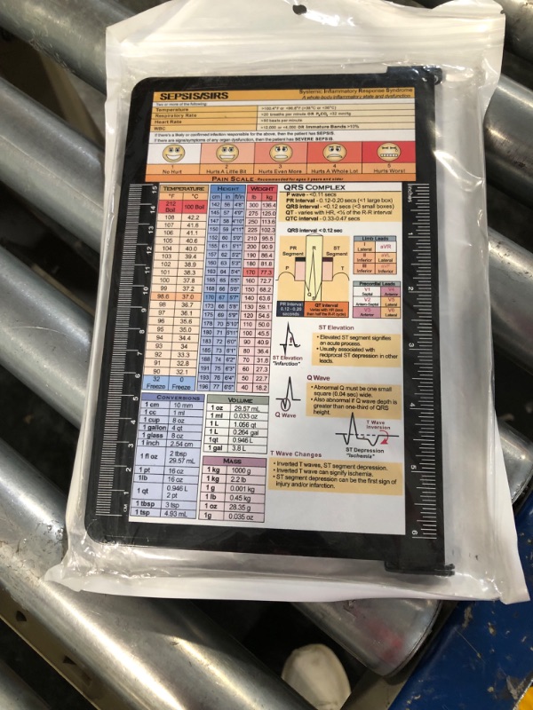 Photo 2 of Nursing Clipboard Foldable Clipboard Medical: Nursing Edition Cheat Sheets Aluminum 3 Layers Foldable Clipboard Nursing Pocket Size Profile Clip Nurse Clipboard Notepad for Nurses Students and Doctors Black