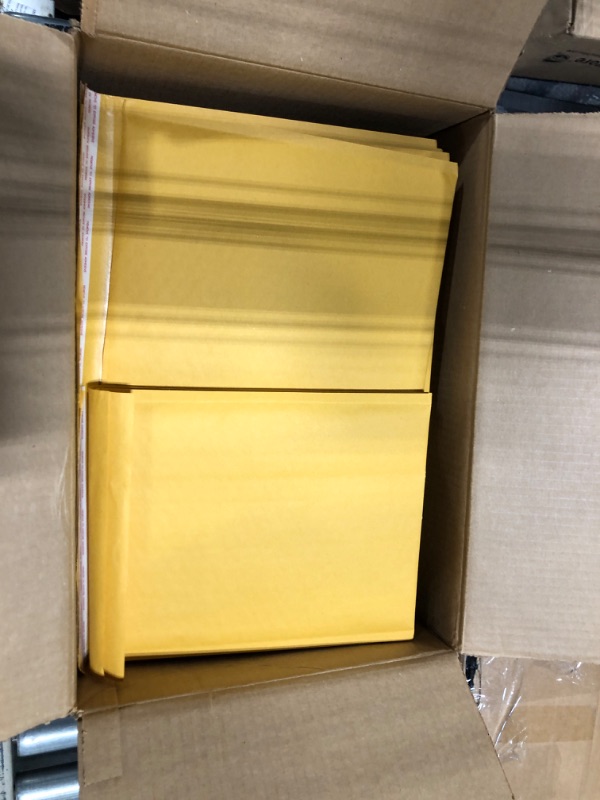 Photo 3 of 100 Pack MadeI In USA Kraft Bubble Mailers (#4) 9.5x14.5 Inches Shipping Padded Envelopes With Self Seal Tape 100 Pack
