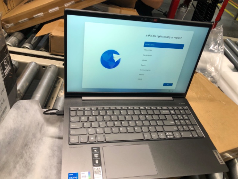 Photo 9 of ***FOR  PARTS*** Lenovo IdeaPad 5i 15.6" Touchscreen Notebook | Intel Core i5-1135G7 Processor | 8GB RAM| 1024GB SSD | Intel Iris Xe Graphics | Backlit Keyboard | FingerPrint Reader | Windows 11|Bundle with Stylus Pen