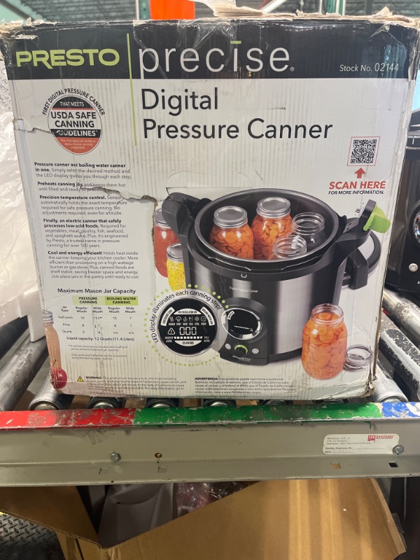 Photo 4 of 12 Qt Electric Pressure Canner