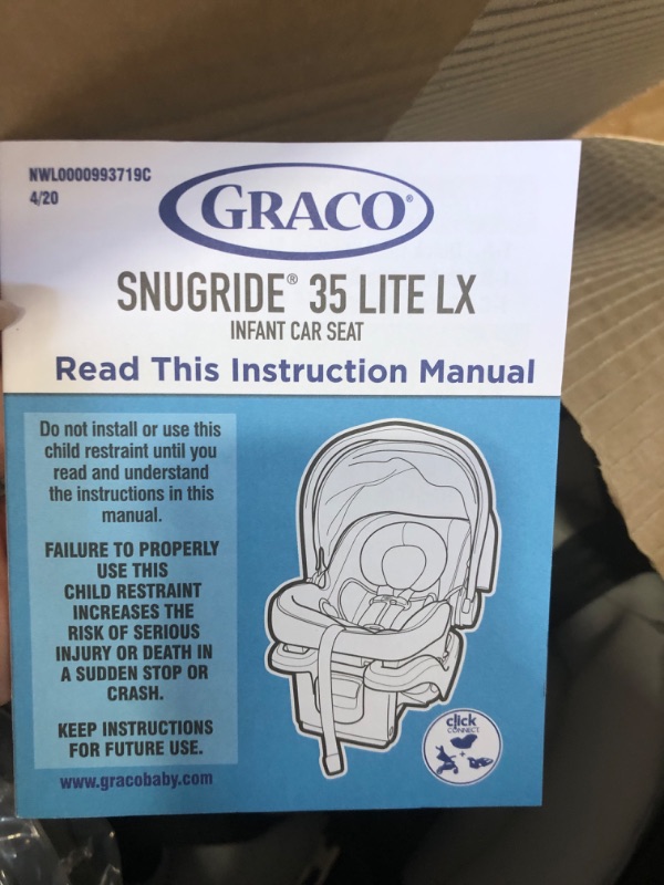 Photo 1 of Graco SnugRide 35 Lite LX Infant Car Seat, Studio SnugRide 1 Count (Pack of 1) Studio