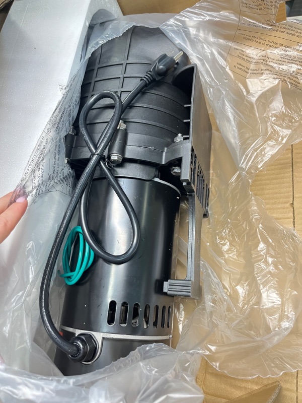 Photo 1 of 1.5HP Swimming Pool Pump, HBP1100 Electric Pool Pump Motor Filter Basket, In/Above Ground, 110-120V 60Hz Single Portability Speed Inground Basket Gallon Pool Energy Saving Pump For Hot Tubs (1.5HP)