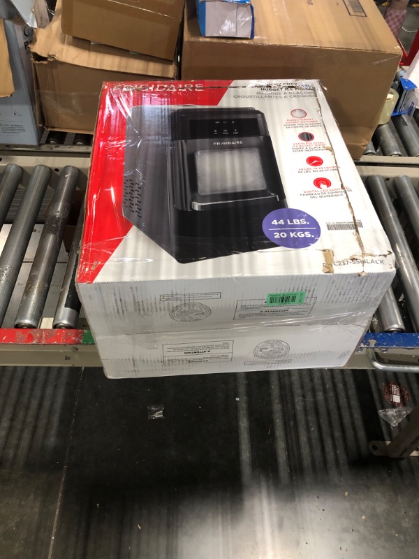 Photo 3 of ***FOR PARTS ONLY - ALL SALES ARE FINAL***
Frigidaire EFIC237 Countertop Crunchy Chewable Nugget Ice Maker, 44lbs per day, Auto Self Cleaning, Black Stainless