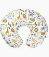 Photo 1 of Boppy Nursing Pillow Cover, Colorful Wildlife, Cotton Blend, Fits the Original Support for Breastfeeding, Bottle Feeding, and Bonding, Cover Only, Sold Separately
