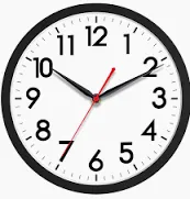 Photo 1 of AKCISOT Wall Clock 10 Inch Silent Non-Ticking Modern Clocks Battery Operated - Analog Small Classic for Office, Home, Bathroom, Kitchen, Bedroom, School, Living Room(Black)
