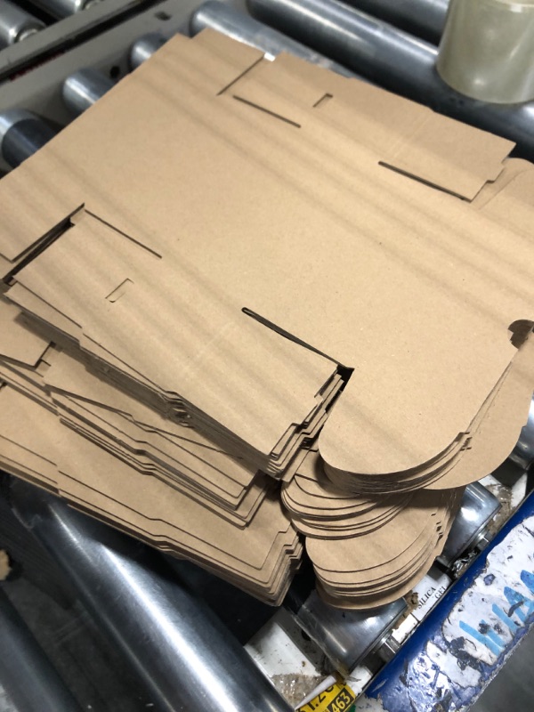 Photo 1 of 50Pcs Packing Gift Boxes 1.5Mm Thick Cardboard, 3.4 X 2.6 X 0.7Inches Mini Kraft