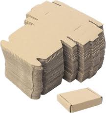 Photo 1 of 50Pcs Packing Gift Boxes 1.5Mm Thick Cardboard, 3.4 X 2.6 X 0.7Inches Mini Kraft