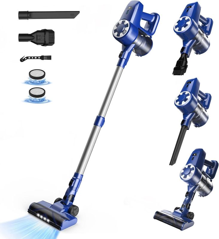 Photo 1 of  Vacuum Cleaners for Home, 6-in-1 Lightweight Cordless Vacuum