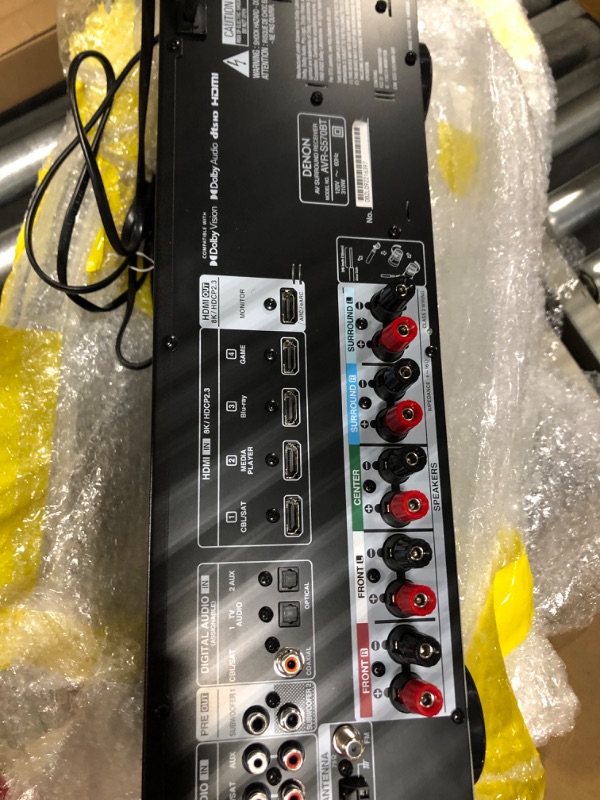 Photo 1 of Denon AVR-S670H 5.2 Ch Home Theater Receiver (2023 Model) - 8K UHD HDMI Receiver (75W X 5), Streaming via Built-in HEOS, Bluetooth & Wi-Fi, Dolby TrueHD, Dolby Pro Logic II & DTS HD Surround Sound
Visit the Denon Store
