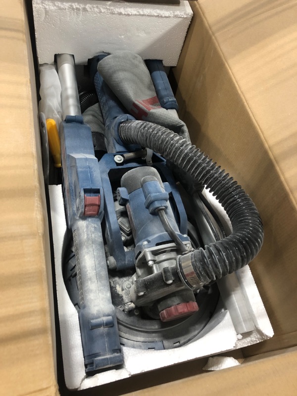 Photo 2 of **HEAVILY USED/ FOR PARTS** Enhulk Drywall Sander, 900W 7.2A Electric Drywall Sander with Vacuum Auto Dust Collection