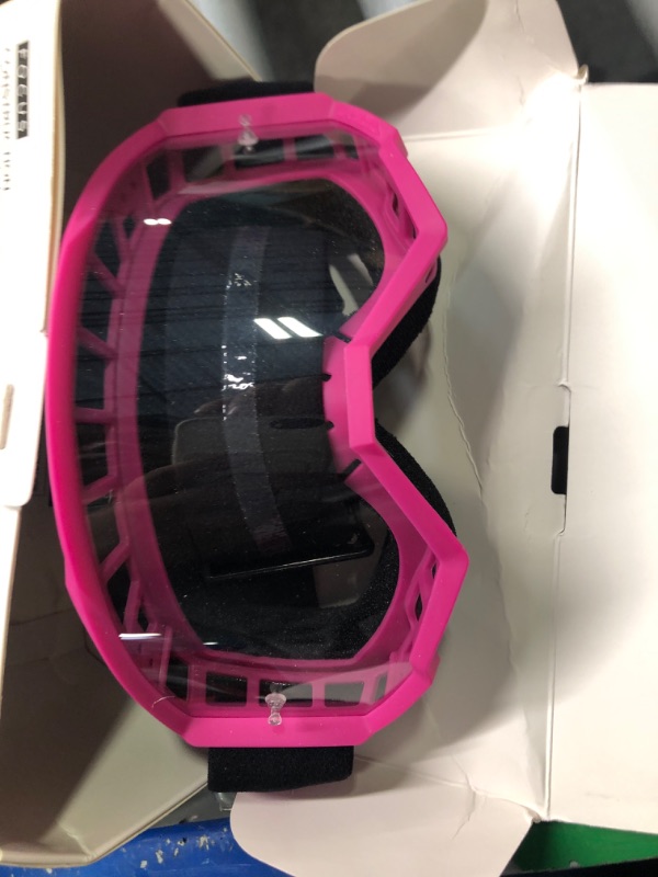 Photo 3 of Fly Racing 2022 Focus Goggles (Pink/Black Clear Lens) Adult Pink/Black