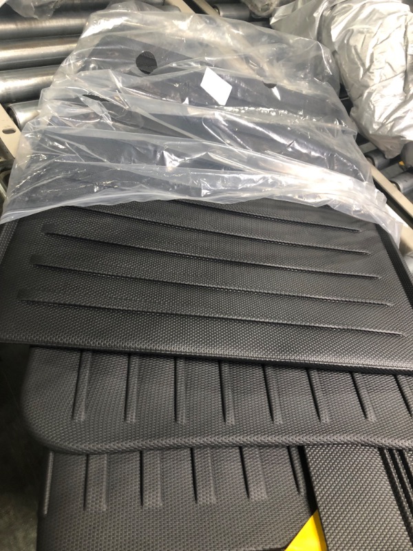 Photo 3 of CARESA Cargo Liner 3rd Seat Back Covers for 2021-2024 Chevy Chevrolet Suburban/GMC Yukon XL Accessories, All Weather TPE Trunk Mat and Backrest Mats Behind 3rd Row (Fit 7/8/9 Passenger) 3rd Row Seat Back Cover+Cargo Liner