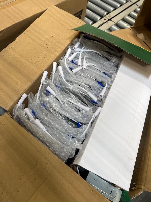 Photo 1 of 24 Pack 6 Inch Black 5CCT Reset Ultra-Thin LED Recessed Ceiling Light with Junction Box, 2700K/3000K/3500K/4000K/5000K Selectable, 12W Eqv 110W,Dimmable- ETL and Energy Star Certified 6 Inch 5CCT-Black